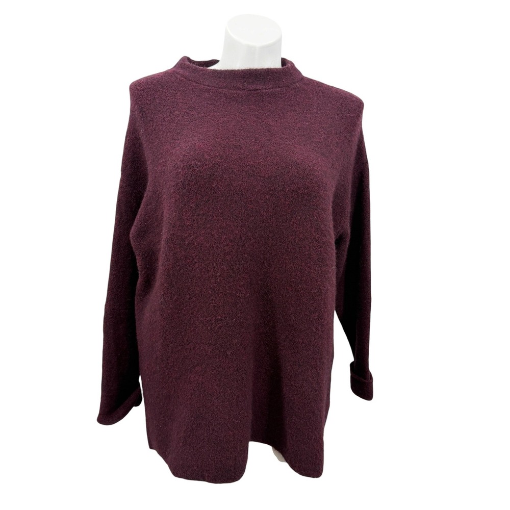 Free People Chunky Sweater Womens SZ XS Purple Comfort Dark Academia Oversize